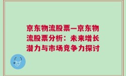 京东物流股票—京东物流股票分析：未来增长潜力与市场竞争力探讨