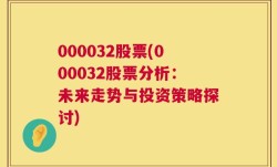 000032股票(000032股票分析：未来走势与投资策略探讨)