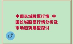 中国长城股票行情_中国长城股票行情分析及市场趋势展望探讨