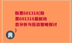 股票601318(股票601318最新动态分析与投资策略探讨)