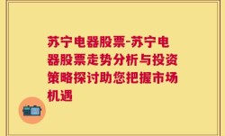 苏宁电器股票-苏宁电器股票走势分析与投资策略探讨助您把握市场机遇