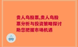 贵人鸟股票,贵人鸟股票分析与投资策略探讨助您把握市场机遇