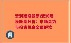 宏润建设股票;宏润建设股票分析：市场走势与投资机会全面解读