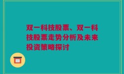 双一科技股票、双一科技股票走势分析及未来投资策略探讨