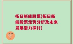 拓日新能股票(拓日新能股票走势分析及未来发展潜力探讨)