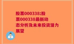 股票000338;股票000338最新动态分析及未来投资潜力展望