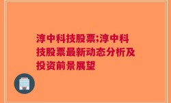 淳中科技股票;淳中科技股票最新动态分析及投资前景展望