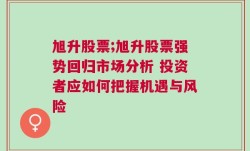 旭升股票;旭升股票强势回归市场分析 投资者应如何把握机遇与风险