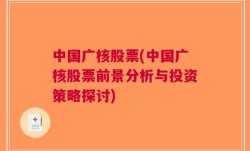 中国广核股票(中国广核股票前景分析与投资策略探讨)