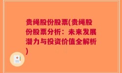 贵绳股份股票(贵绳股份股票分析：未来发展潜力与投资价值全解析)