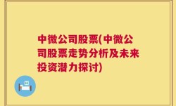 中微公司股票(中微公司股票走势分析及未来投资潜力探讨)