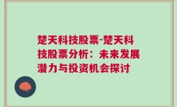 楚天科技股票-楚天科技股票分析：未来发展潜力与投资机会探讨