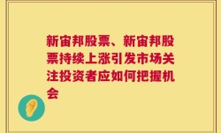 新宙邦股票、新宙邦股票持续上涨引发市场关注投资者应如何把握机会