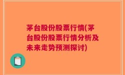 茅台股份股票行情(茅台股份股票行情分析及未来走势预测探讨)