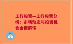 工行股票—工行股票分析：市场动态与投资机会全面解读