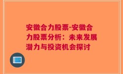 安徽合力股票-安徽合力股票分析：未来发展潜力与投资机会探讨