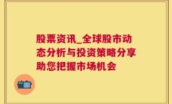 股票资讯_全球股市动态分析与投资策略分享助您把握市场机会