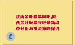 陕西金叶股票股吧,陕西金叶股票股吧最新动态分析与投资策略探讨