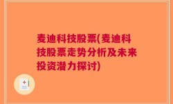 麦迪科技股票(麦迪科技股票走势分析及未来投资潜力探讨)