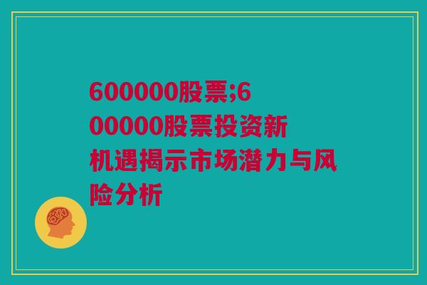 600000股票;600000股票投资新机遇揭示市场潜力与风险分析